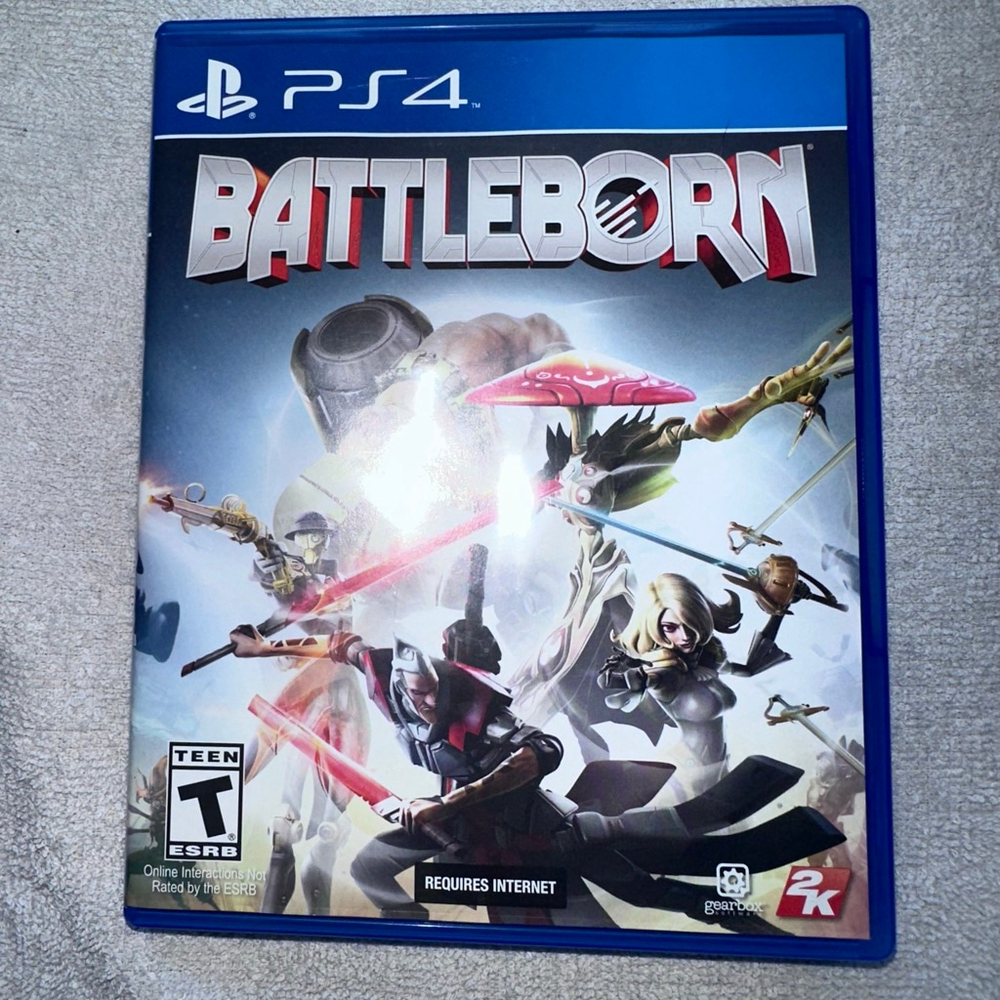 EUC PlayStation 4 2016 Battleborn Region Free Video Game - Tested No Scratches